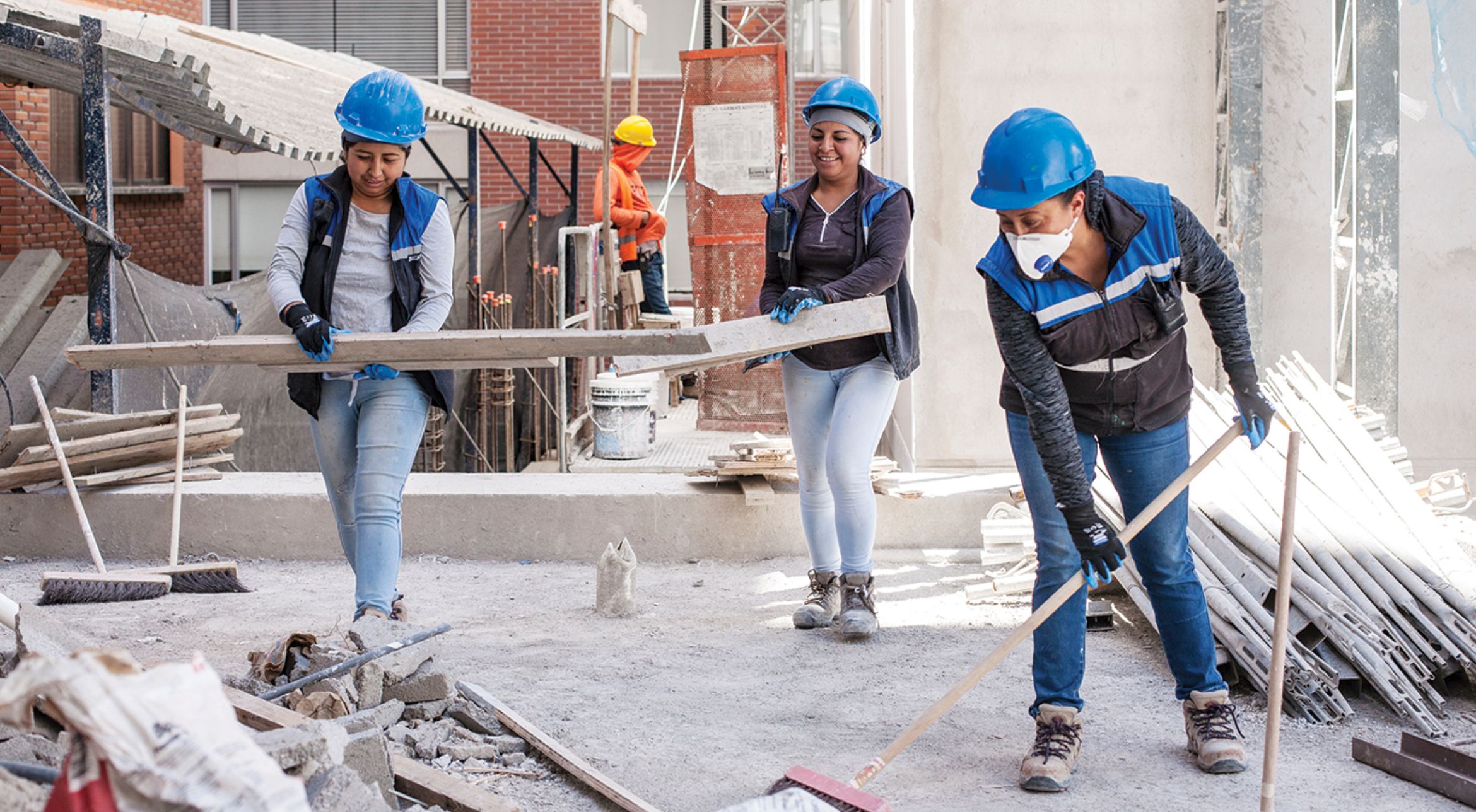 Mujeres en la arquitectura, la construcción y el diseño.